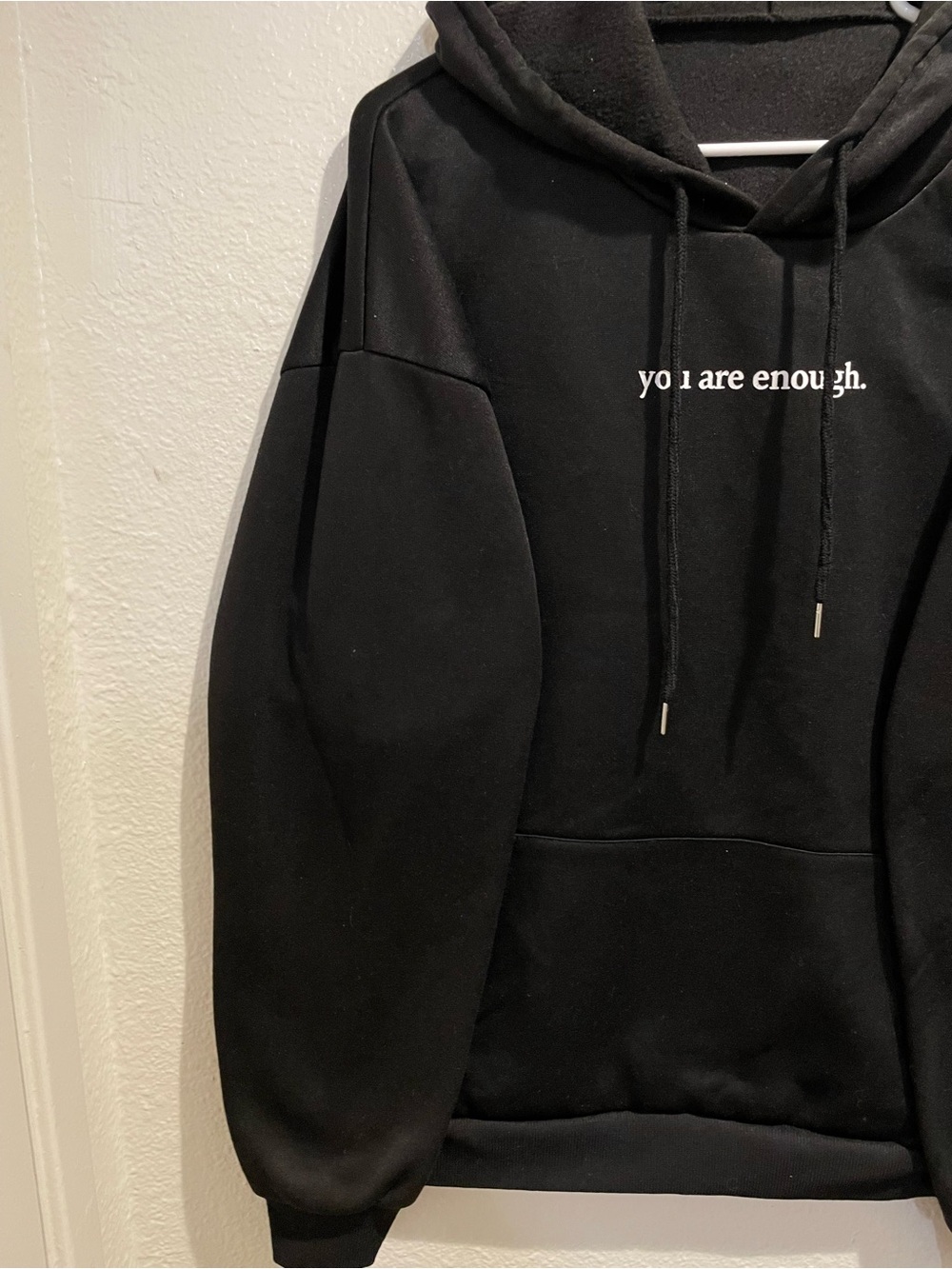 Dear Person Behind Me Black Positive Affirmation Back Graphic Hoodie 2XL - Picture 2 of 7